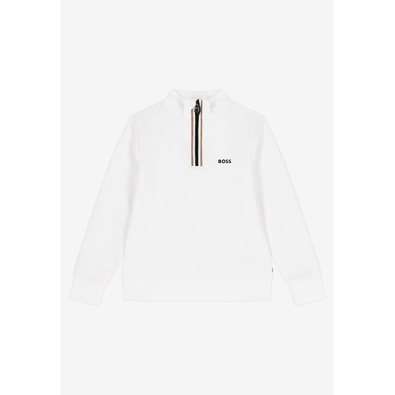 Boys Half-Zip Logo Sweatshirt