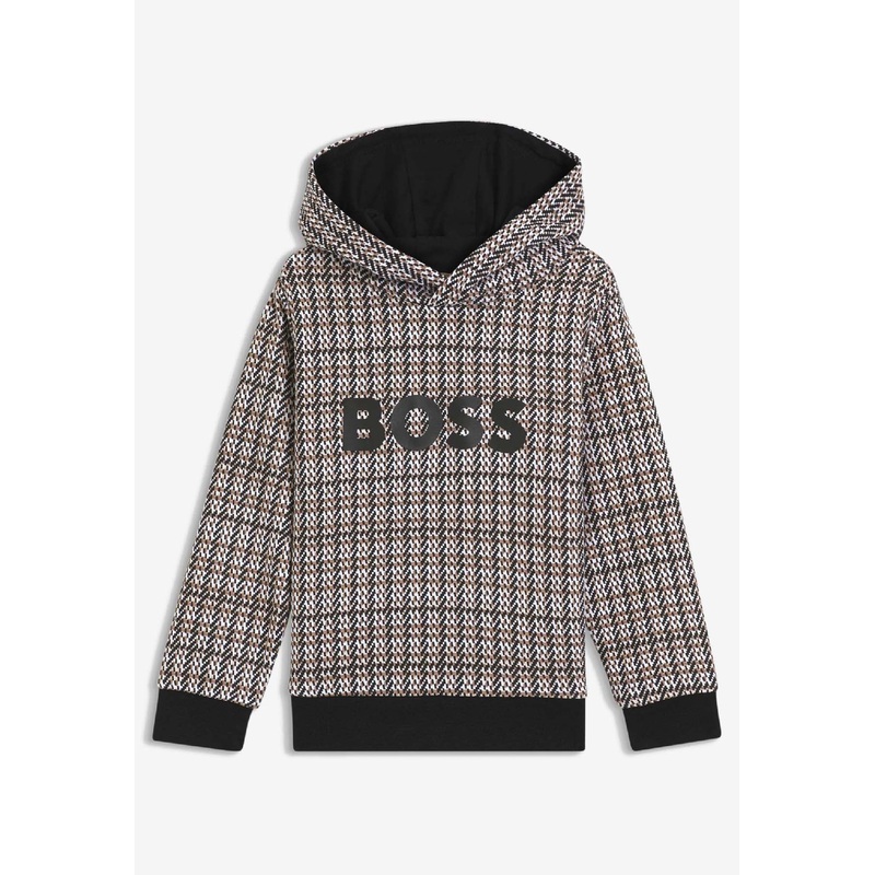 Boys Printed Hooded Sweatshirt