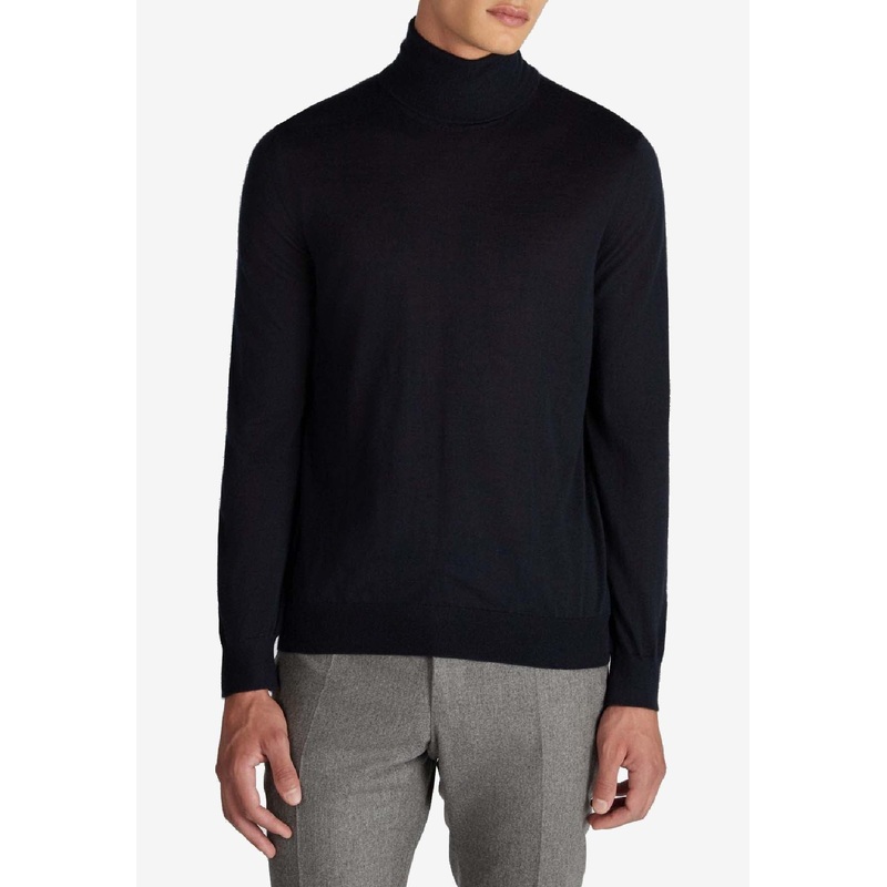 Cashmere and Silk Turtleneck Sweater