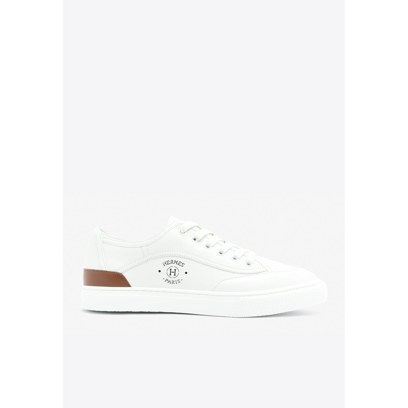Get Low-Top Sneakers in White Calfskin