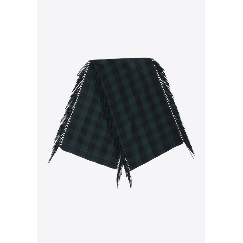 Hedfrith Check Wool and Cashmere Shawl