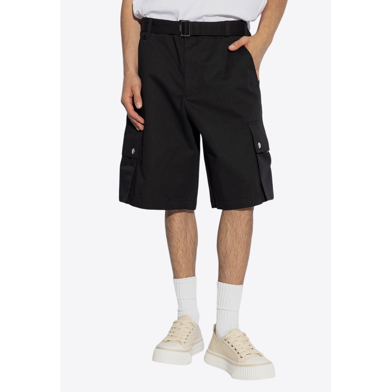 Le Cargo Belted Bermuda Shorts
