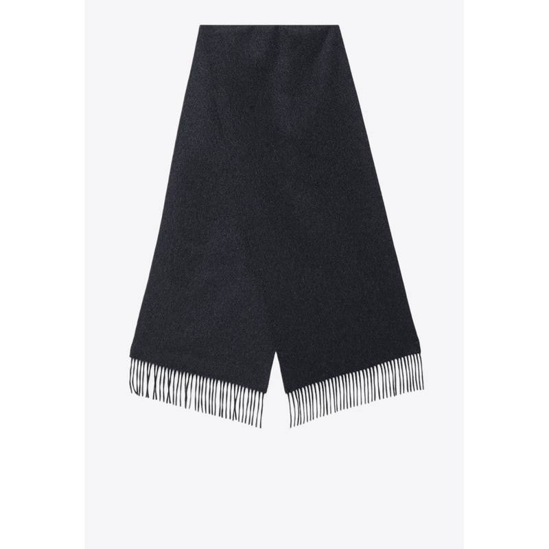 Logo-Label Cashmere Scarf