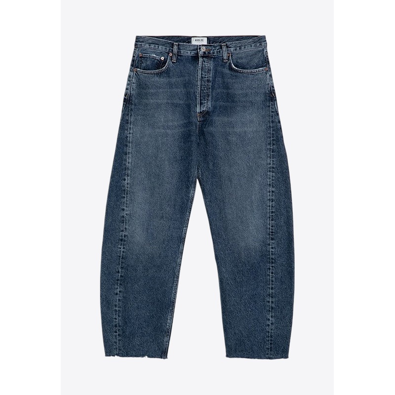 Luna Frayed Balloon Jeans