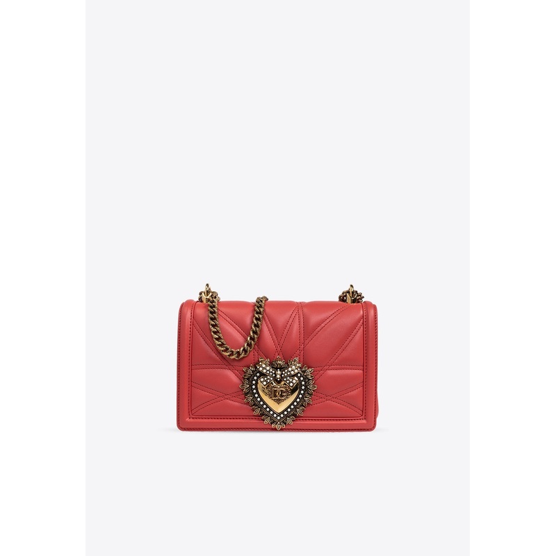 Medium Devotion Quilted Shoulder Bag
