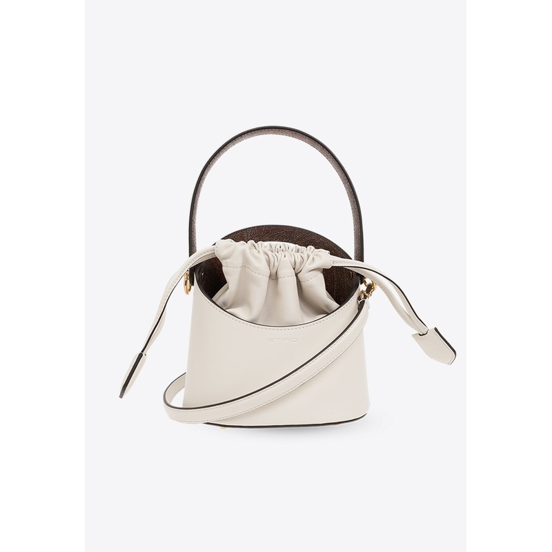 Mini Saturno Leather Shoulder Bag