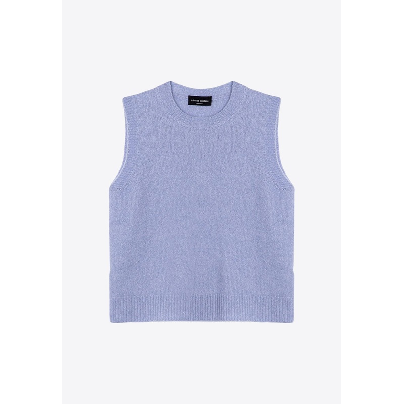 Ribbed Cashmere-Blend Sweater Vest