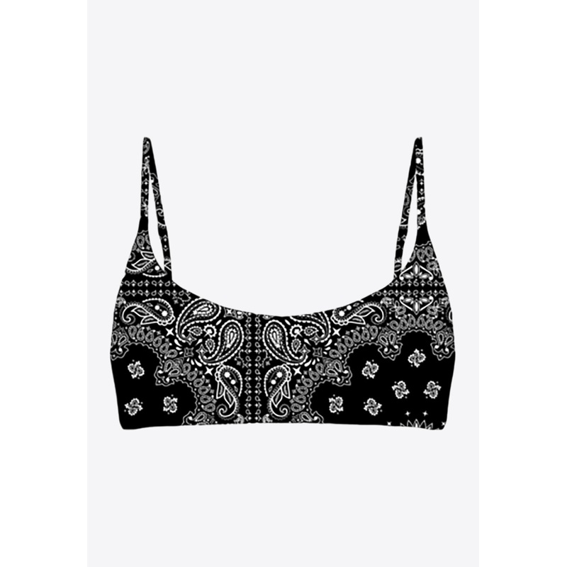 Bandana Print Bikini Top