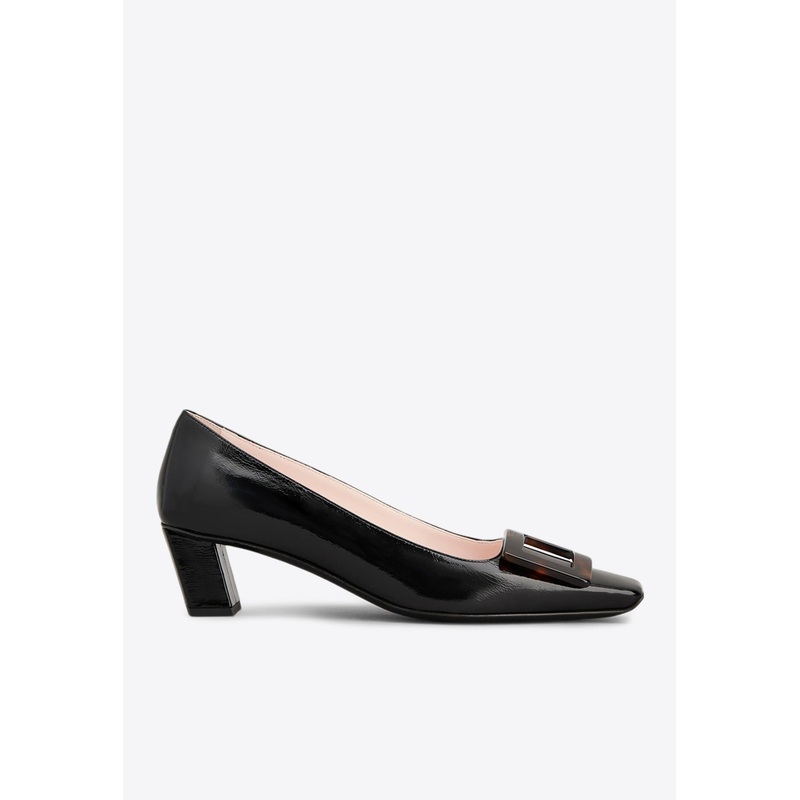 Belle Vivier 45 Leather Pumps