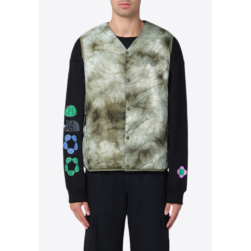 Camouflage Quilted Nylon Vest