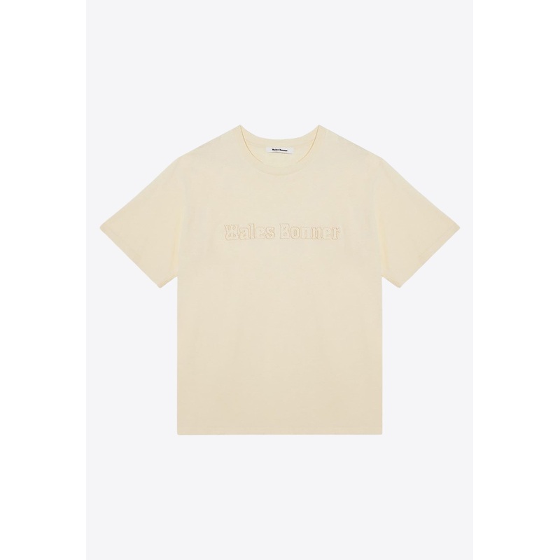 Embroidered Logo Crewneck T-shirt