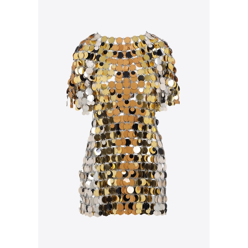 Iconic Sparkle Discs Mini Dress