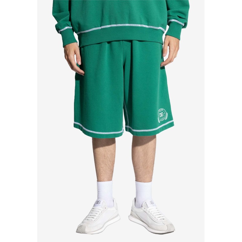 Logo-Embroidered Jersey Track Shorts