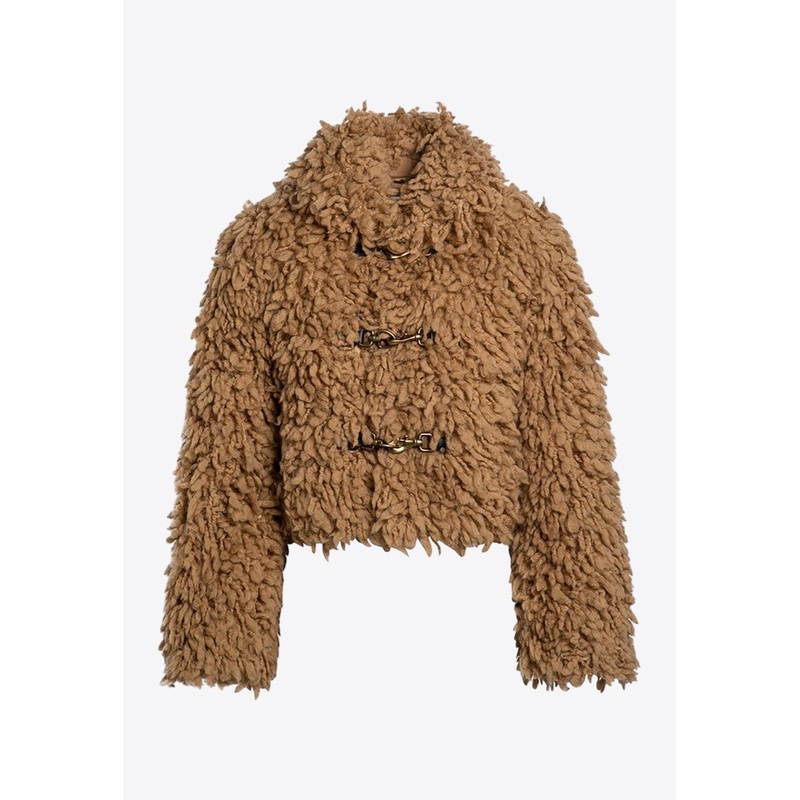 Shearling Cropped Jacket