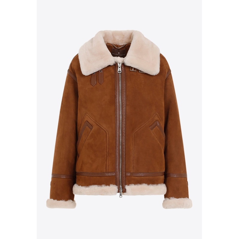 Shearling Leather Coat