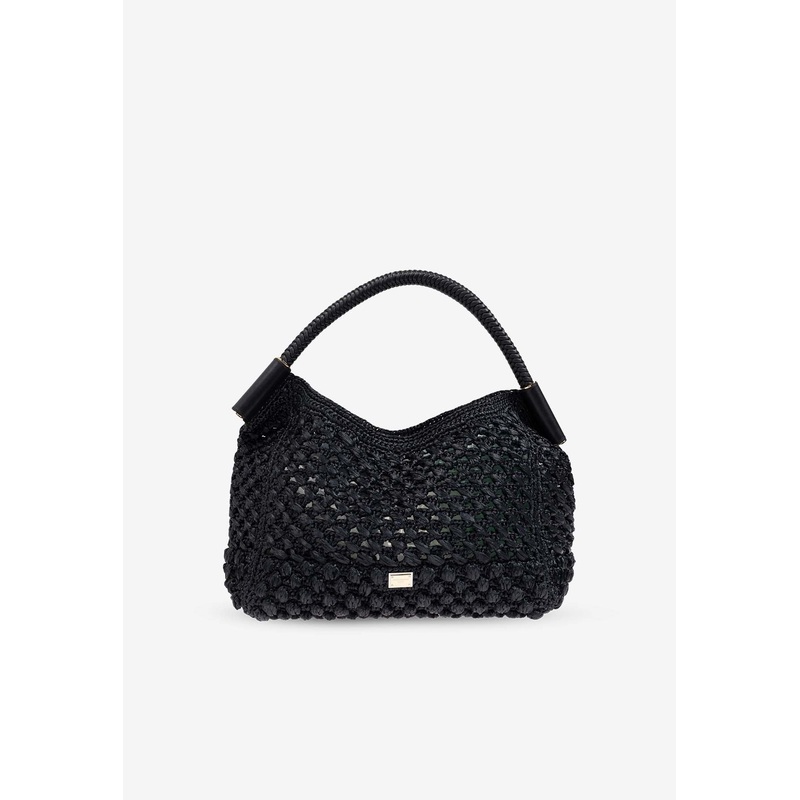 Sicily Raffia Crochet Shoulder Bag