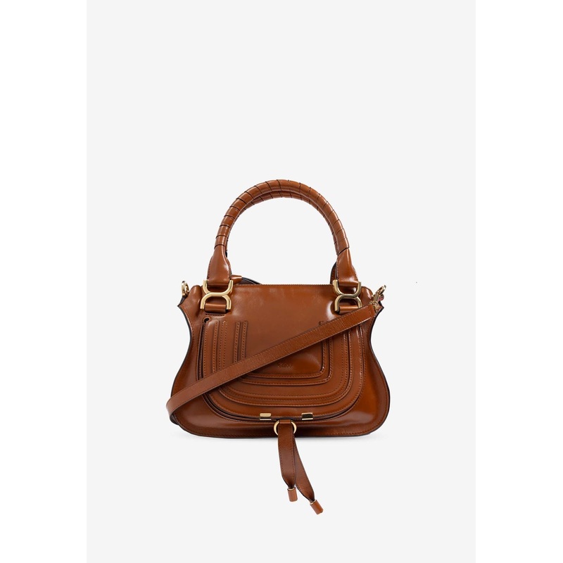 Small Marcie Leather Top Handle Bag