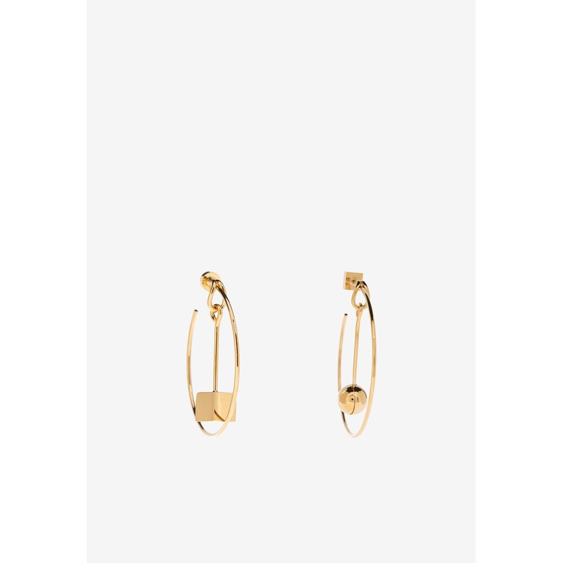 The Nodo Asymmetric Hoop Earrings