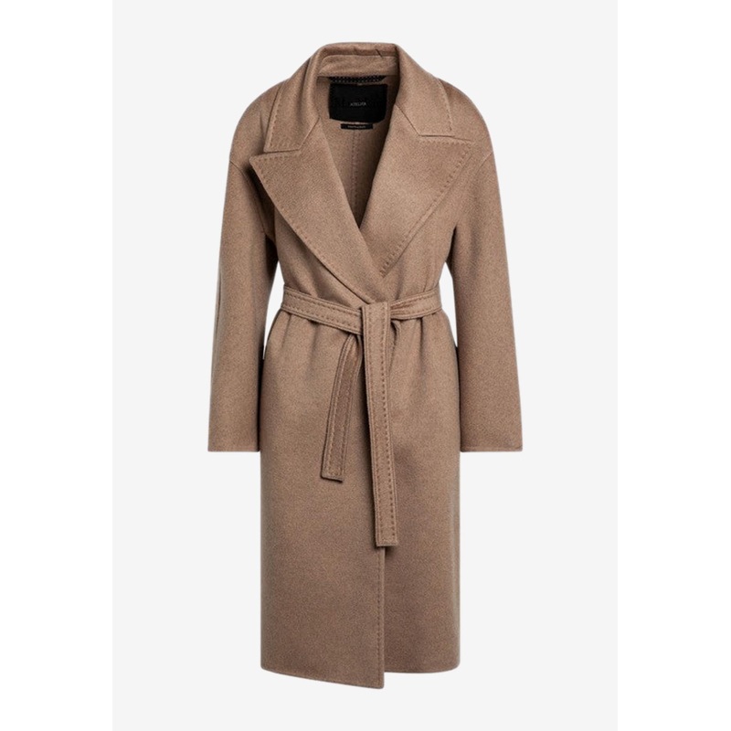 Valle Deconstructed Cashmere Belted Coat