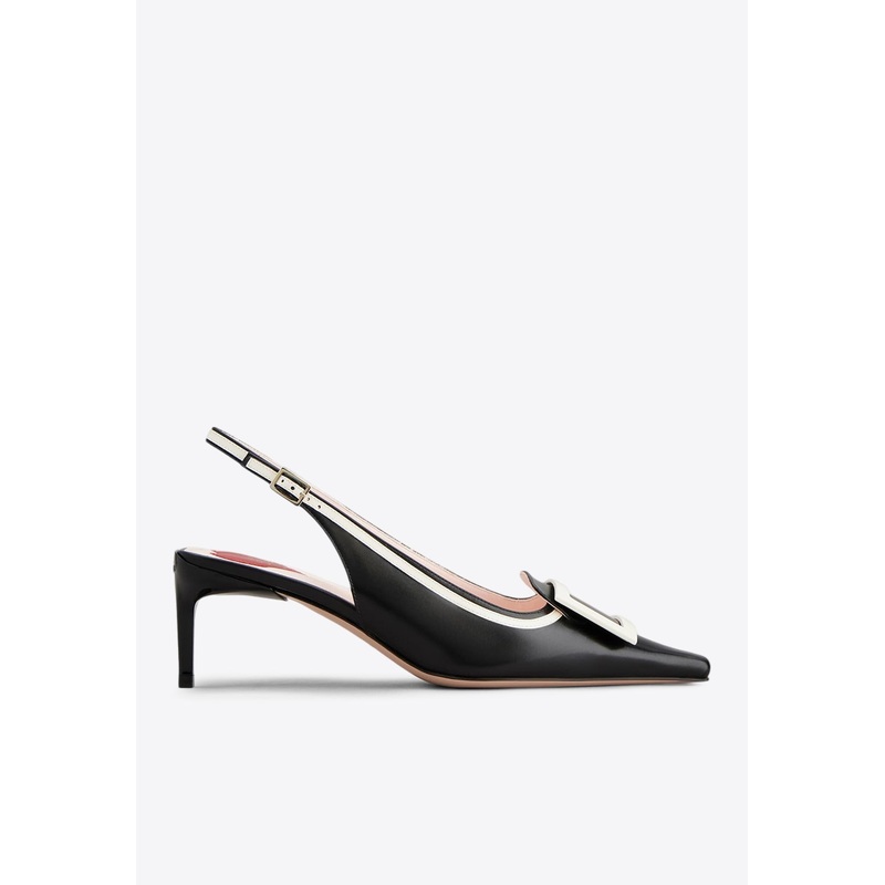 Viv' Canard 55 Two-Tone Slingback Pumps
