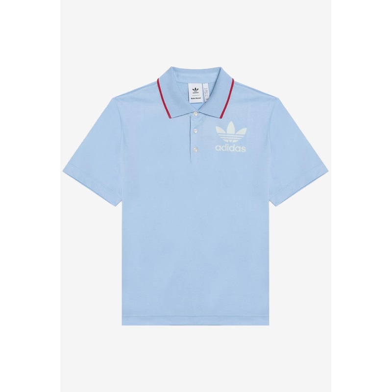 X Wales Bonner Logo Lettering Polo T-shirt