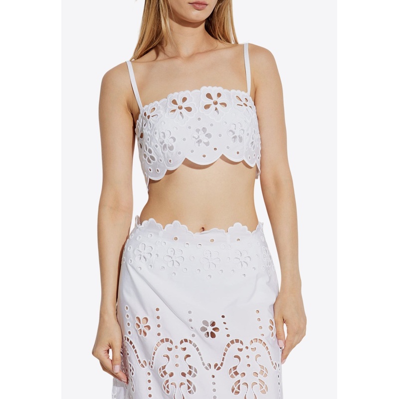 Broderie Anglaise Bralette Top