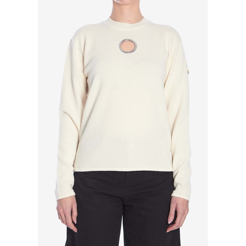 Cut-Out Wool Sweater