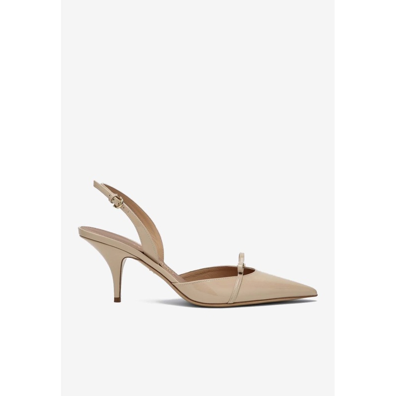 Gylla 70 Patent Leather Slingback Pumps