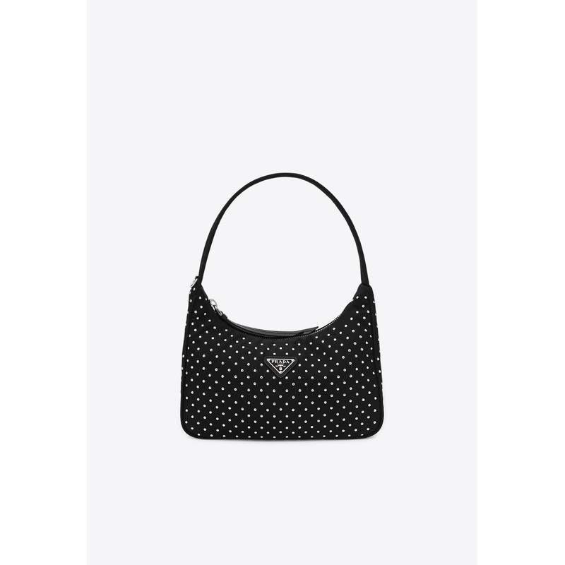 Mini Re-Edition Studded Shoulder Bag