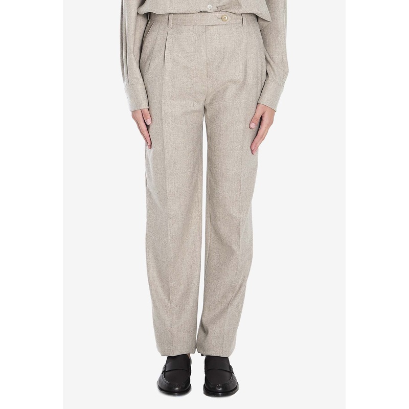 Norbert Tailored Wool-Blend Pants
