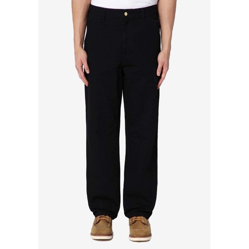 Single Knee Straight-Leg Pants