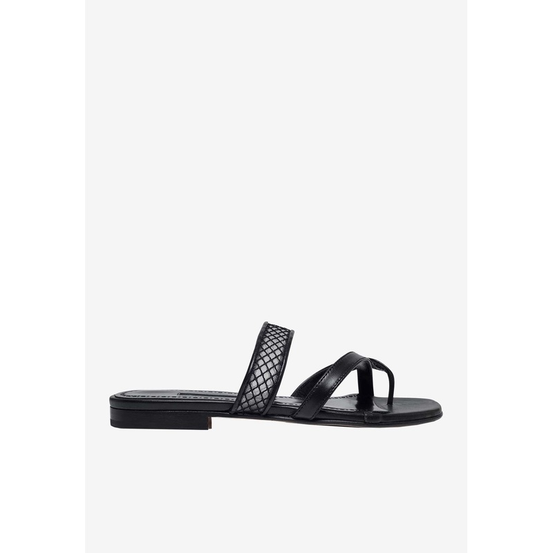 Sulnaflat Nappa Leather Sandals
