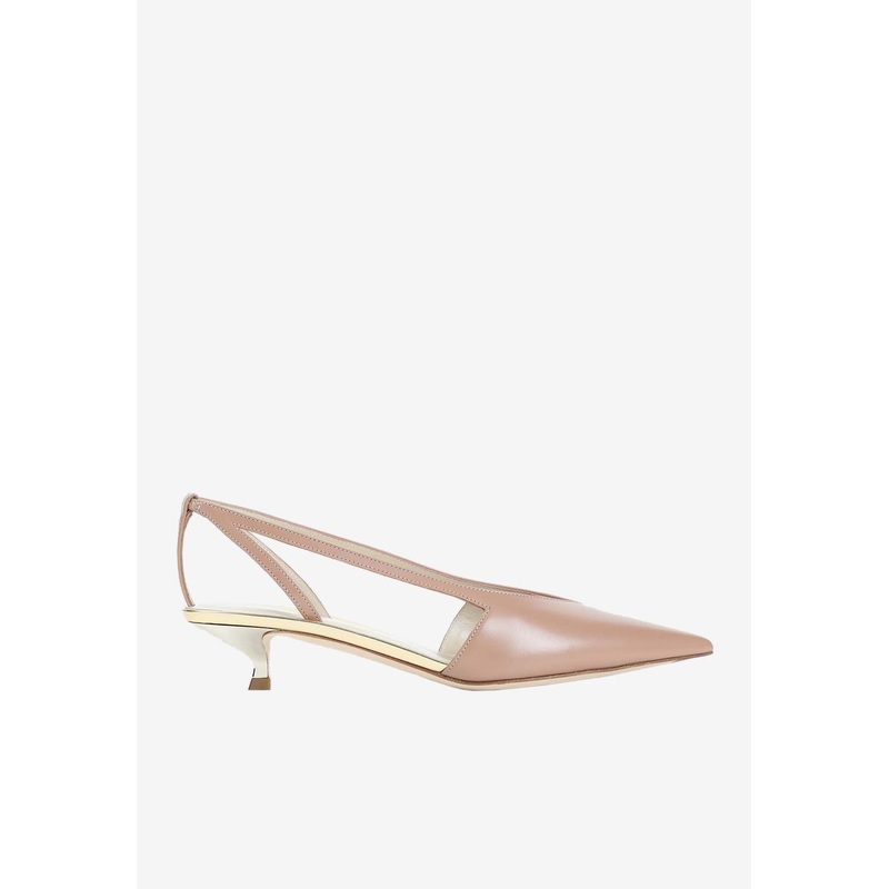 30 Pointed Leather Pumps