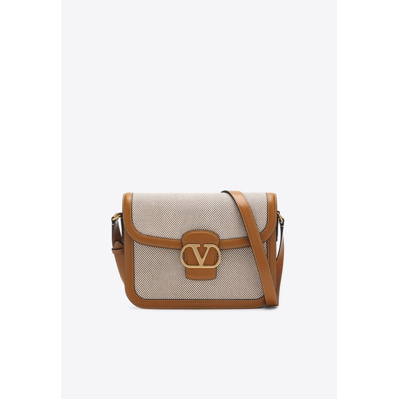 9TO5 VLogo Canvas Crossbody Bag