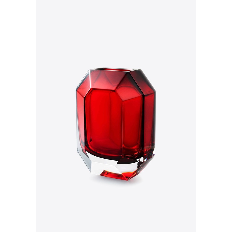 Crystal Octogone Vase