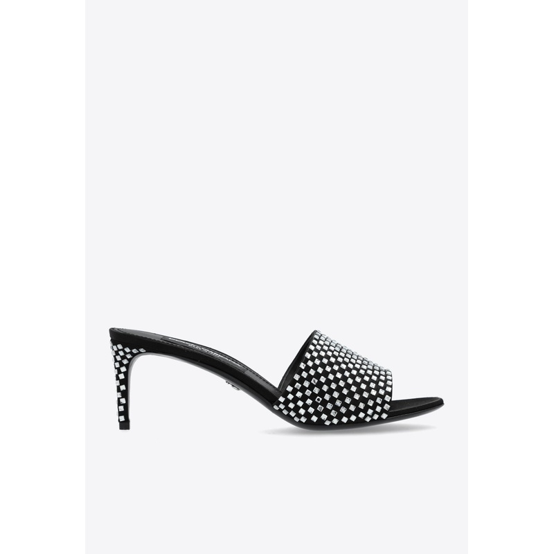 Keira 65 Rhinestone Embellished Mules