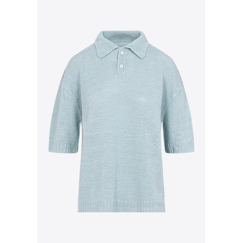Knitted Polo Shirt
