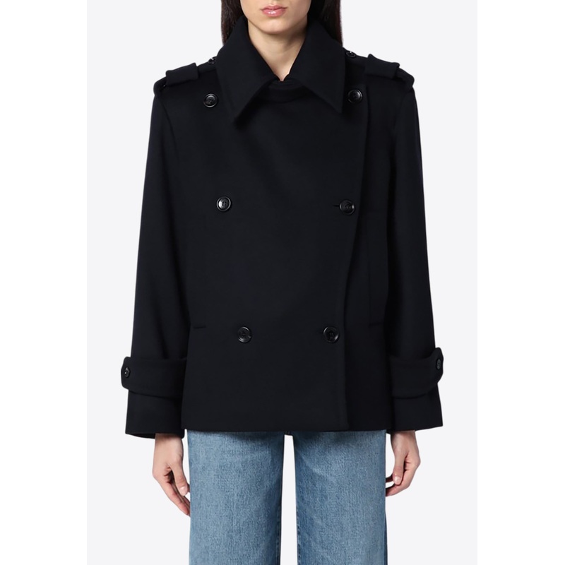 Laveno Double-Breasted Wool Coat