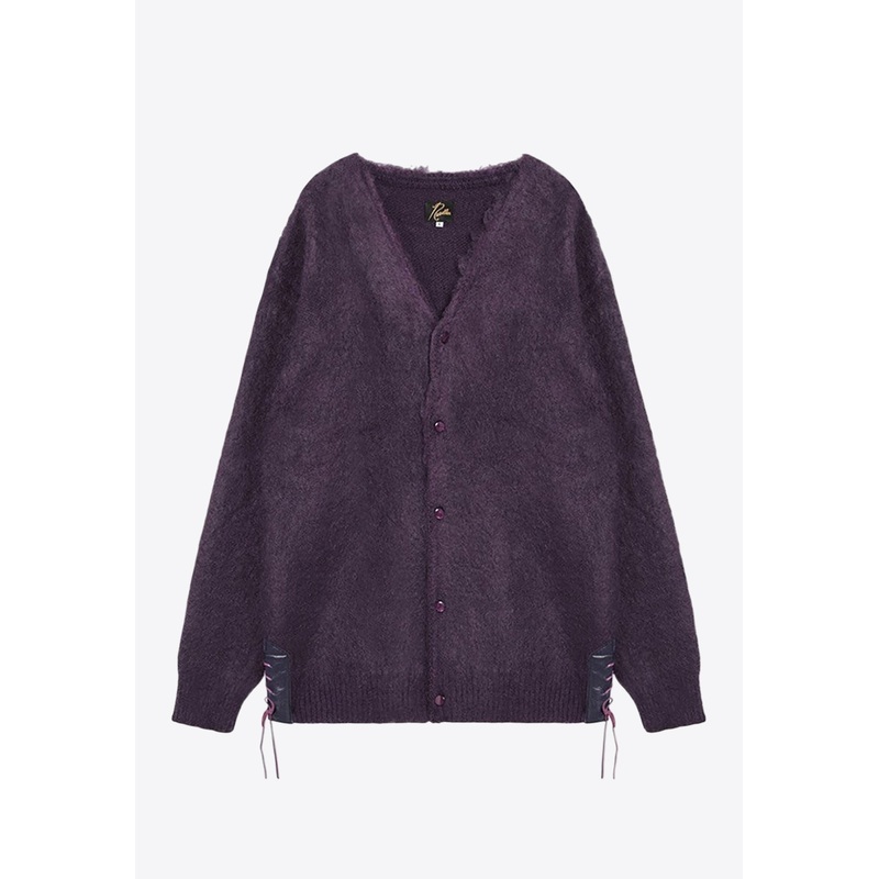 Mohair Blend V-neck Cardigan