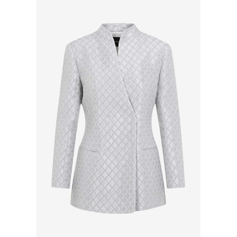 Sequin-Embellished Blazer