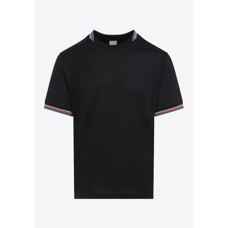 Signature Stripe Trim T-shirt