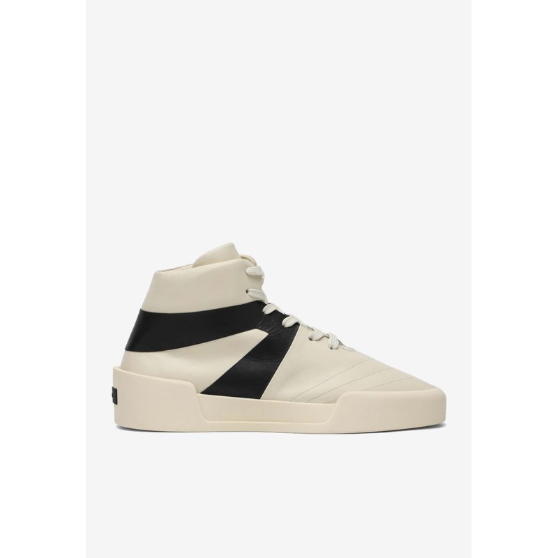 Basketball Leather High-Top Sneakers