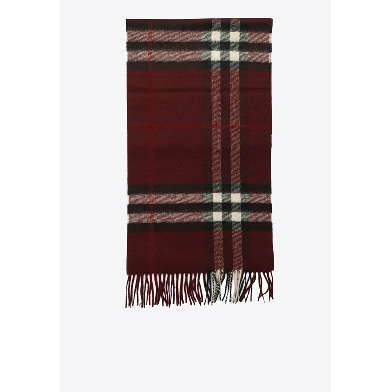 Cashmere Check Pattern Scarf