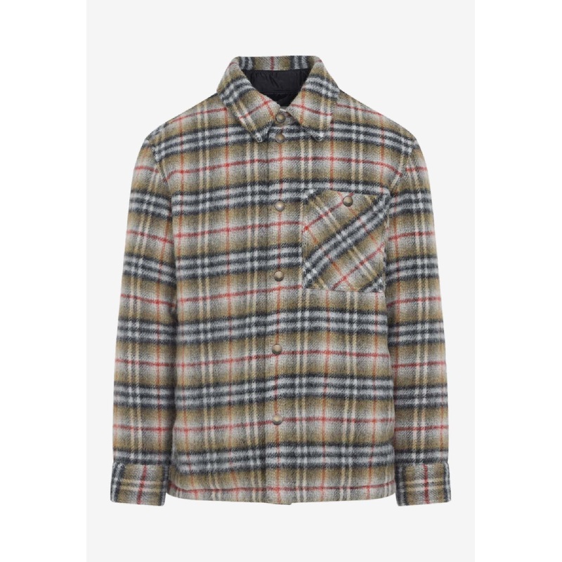 Checked Wool Jacket