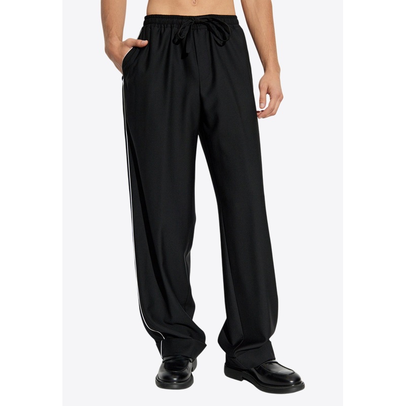 Contrast-Trims Lounge Pants