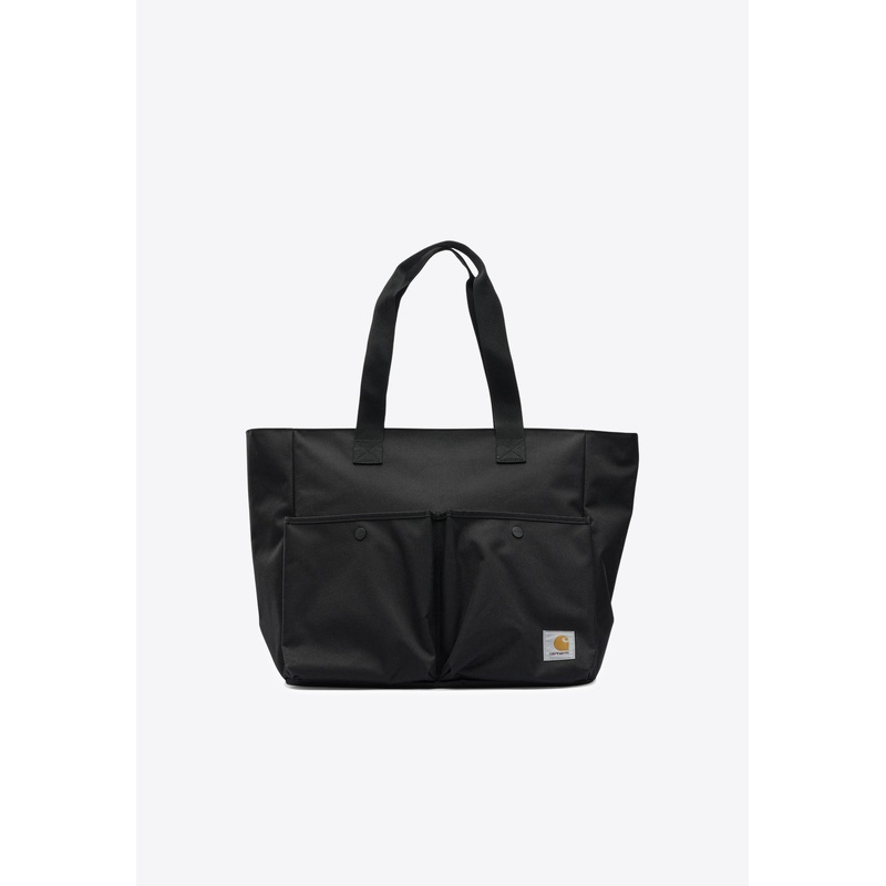 Jake Logo Patch Nylon Tote Bag