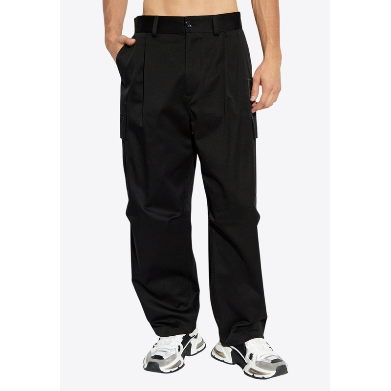 Logo-Embroidered Cargo Pants