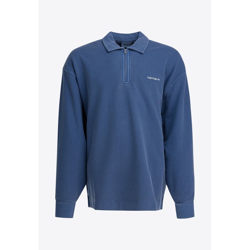 Script Half-Zip Sweatshirt