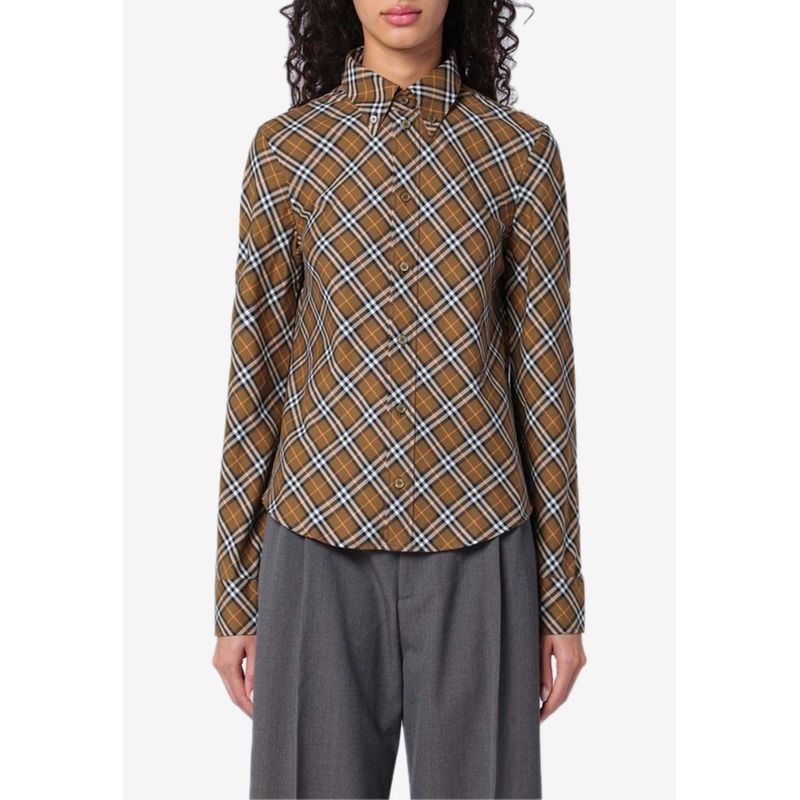 Signature Check Long-Sleeved Shirt