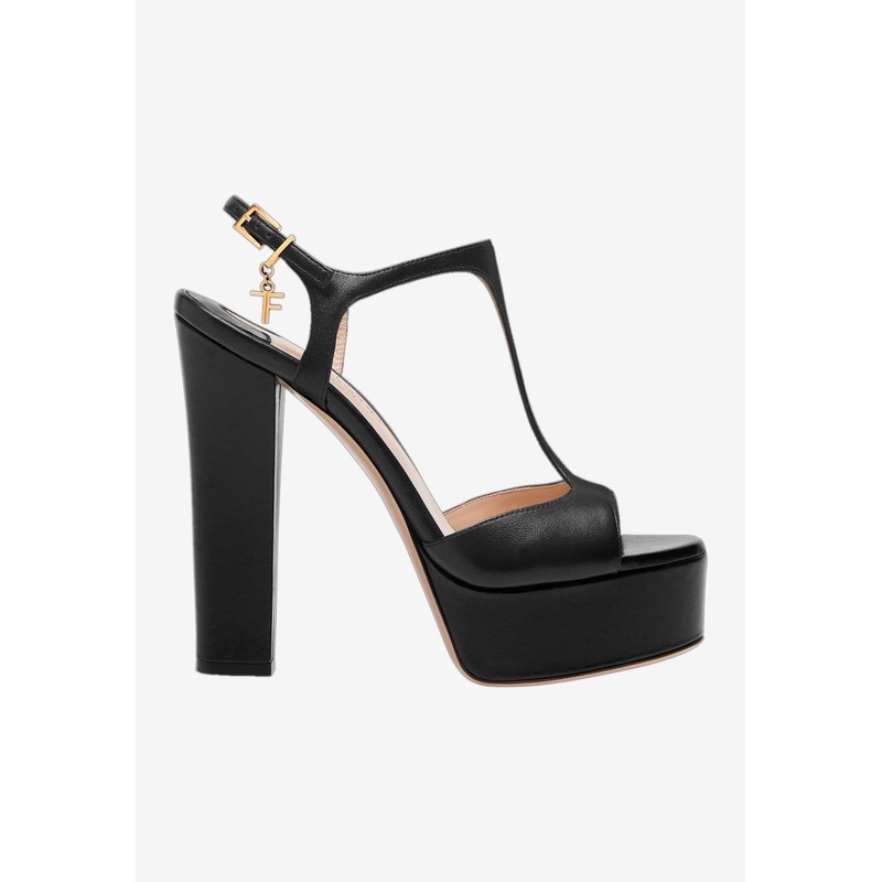 Angelina 130 Platform Leather Sandals